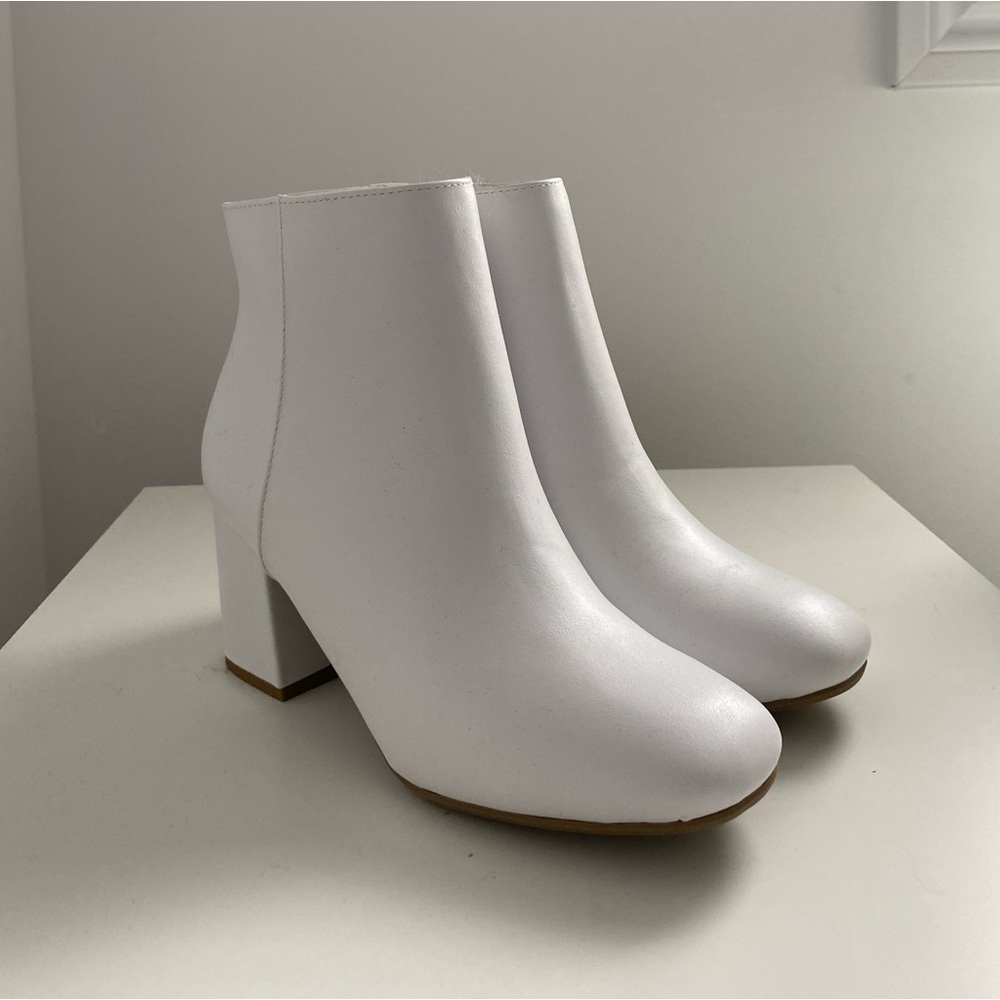 White ankle boots from Tillys( It's a US brand)